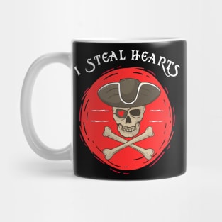 I Steal Hearts Pirate Quotes For Valentine's Day Skull Love Mug